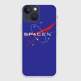 Чехол для iPhone 13 mini с принтом Space X ,  |  | american | company | emblem | logo | manufacturer | sign | space technology | space x | suborbital flight | американская | знак | компания | космическая техника | логотип | производитель | суборбитальные полеты | эмблема