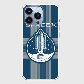 Чехол для iPhone 13 Pro с принтом Space X ,  |  | american | company | elon musk | emblem | logo | manufacturer | sign | sky | space | space technology | spacecraft takeoff | stars | suborbital flights