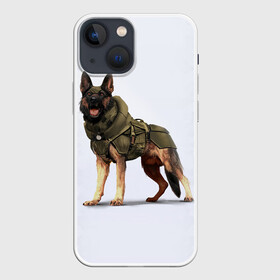 Чехол для iPhone 13 mini с принтом Служебная собака | К9 | K9 ,  |  | dog | doggy | k9 | аусси | дог | друзья | ищейка | к9 | кинолог | кинология | любовь | овчарка | прикольная | розыскная собака | служебная собака | собака | собачница