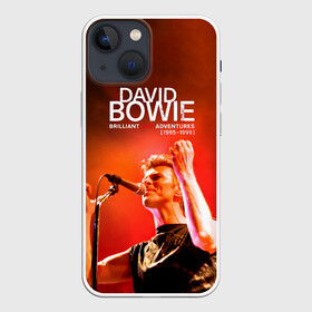 Чехол для iPhone 13 mini с принтом Brilliant Live Adventures   David Bowie ,  |  | david bowie | альтернативный | арт | боуи | глэм | девид | джаз | дэвед | дэвид | музыка | музыкант | певец | поп | психоделический | рок | соул | хард | экспериментальный | электронная | эмбиент