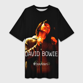 Платье-футболка 3D с принтом VH1 Storytellers  David Bowie ,  |  | david bowie | альтернативный | арт | боуи | глэм | девид | джаз | дэвед | дэвид | музыка | музыкант | певец | поп | психоделический | рок | соул | хард | экспериментальный | электронная | эмбиент