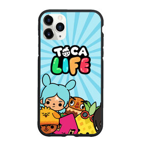 Чехол для iPhone 11 Pro Max матовый с принтом Toca boca life , Силикон |  | digital toys | gamer | games | helicopter taxi | pets | toca boca | toca hair salon | toca kitchen | toca life | toca life city | toca life worl | toca tea party | video games | игры