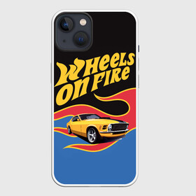 Чехол для iPhone 13 с принтом Hot Wheels. Хот Вилс ,  |  | auto | avto | car | game | hot | hotweels | race | weels | wheels | авто | автоспорт | гонки | игра | игрушка | машина | модель | хот вилс