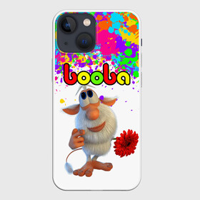 Чехол для iPhone 13 mini с принтом BOOBA | БУБА (Z) ,  |  | baby | booba | buba | gnom | буба | гном | гномик | детям | для ребенка | мультик | ребенку