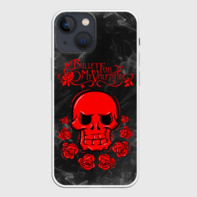 Чехол для iPhone 13 mini с принтом Bullet For My Valentine | Пуля для моей возлюбленной (Z) ,  |  | bullet for my valentine | альтернативный метал | пуля для моей возлюбленной