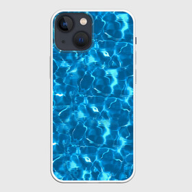 Чехол для iPhone 13 mini с принтом Текстура Воды (Море) ,  |  | blue | ocean | pool | sea | бассейн | вода | волны | лето | море | океан | текстура | узоры