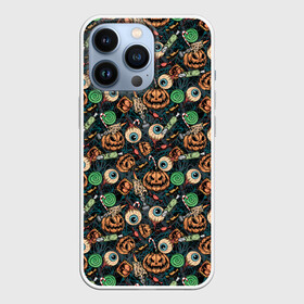 Чехол для iPhone 13 Pro с принтом Счастливого Хэллоуина ,  |  | halloween | holiday | pumpkin | samayn | vampire | zombie | вампир | ведьма | вечеринка | день всех святых | зомби | карнавал | маскарад | мертвец | оборотень | привидение | самайн | светильник джека | страшный джек | труп