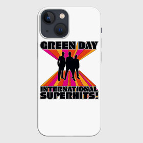 Чехол для iPhone 13 mini с принтом International Superhits Green Day ,  |  | american idiot | green day | альтернативный | билли джо армстронг | греен дай | грин дей | гриндей | группа | зелёный день | майк дёрнт | музыка | панк | поп | поппанк | рок | тре кул