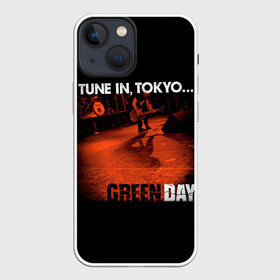 Чехол для iPhone 13 mini с принтом Tune In, Tokyo... Green Day ,  |  | american idiot | green day | альтернативный | билли джо армстронг | греен дай | грин дей | гриндей | группа | зелёный день | майк дёрнт | музыка | панк | поп | поппанк | рок | тре кул