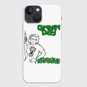 Чехол для iPhone 13 mini с принтом Kerplunk   Green Day ,  |  | american idiot | green day | альтернативный | билли джо армстронг | греен дай | грин дей | гриндей | группа | зелёный день | майк дёрнт | музыка | панк | поп | поппанк | рок | тре кул