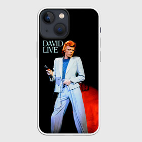 Чехол для iPhone 13 mini с принтом David Live   David Bowie ,  |  | david bowie | альтернативный | арт | боуи | глэм | девид | джаз | дэвед | дэвид | музыка | музыкант | певец | поп | психоделический | рок | соул | хард | экспериментальный | электронная | эмбиент