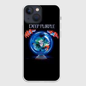 Чехол для iPhone 13 mini с принтом Slaves and Masters   Deep Purple ,  |  | deep purple | альбом | гловер | группа | дееп | деп | ди | дип перпл | диперпл | дипперпл | иэн гиллан | иэн пэйс | лого | логотип | метал | морс | пепл | прогрессивный | психоделический | рок | символ | хард