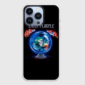 Чехол для iPhone 13 Pro с принтом Slaves and Masters   Deep Purple ,  |  | deep purple | альбом | гловер | группа | дееп | деп | ди | дип перпл | диперпл | дипперпл | иэн гиллан | иэн пэйс | лого | логотип | метал | морс | пепл | прогрессивный | психоделический | рок | символ | хард