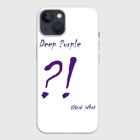 Чехол для iPhone 13 с принтом Now What Deep Purple ,  |  | deep purple | альбом | гловер | группа | дееп | деп | ди | дип перпл | диперпл | дипперпл | иэн гиллан | иэн пэйс | лого | логотип | метал | морс | пепл | прогрессивный | психоделический | рок | символ | хард