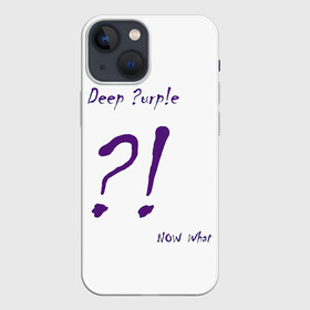 Чехол для iPhone 13 mini с принтом Now What Deep Purple ,  |  | deep purple | альбом | гловер | группа | дееп | деп | ди | дип перпл | диперпл | дипперпл | иэн гиллан | иэн пэйс | лого | логотип | метал | морс | пепл | прогрессивный | психоделический | рок | символ | хард