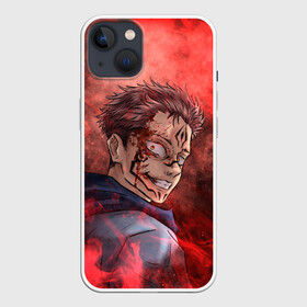 Чехол для iPhone 13 с принтом Itadori Yuji | Магическая битва ,  |  | anime | gojou | itadori | itadori yuji | jujutsu | jujutsu kaisen | kaisen | satoru | satoru gojou | sorcery fight | yuji | аниме | анимэ | битва | итадори | итадори юдзи | магическая | магическая битва | юдзи