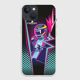 Чехол для iPhone 13 с принтом Неоновый гонщик (скин CS:GO) ,  |  | neon racer | ак | игра | неоновый гонщик | скин cs:go