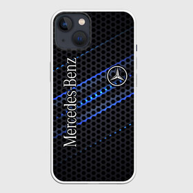 Чехол для iPhone 13 с принтом MERCEDES LOGO NEON ,  |  | amg | mercedes | авто | автомобиль | иномарка | логотип | машина | мерс | мерседес | соты | стальная броня | текстура