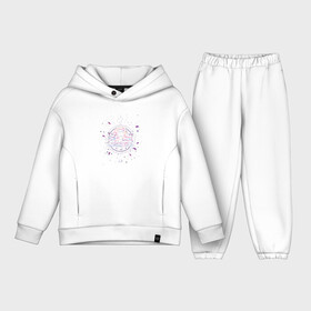 Детский костюм хлопок Oversize с принтом Floral Libra Весы из цветов ,  |  | art | flower | flowers | geometric | gradient | space | venus | арт | венера | весов | геометрия | гороскоп | градиент | графика | иллюстрация | космос | минимализм | мистика | подарок весам | сатурн | созвездие | созвездия