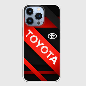 Чехол для iPhone 13 Pro с принтом TOYOTA LINES ,  |  | toyota | авто | автомобиль | логотип | машина | надпись | текстура | тоета | тойота