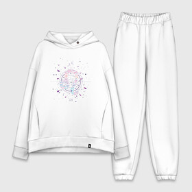 Женский костюм хлопок Oversize с принтом Floral Leo Лев из цветов ,  |  | art | flower | flowers | geometric | gradient | lion | saturn | space | sun | арт | геометрия | гороскоп | градиент | графика | иллюстрация | космос | львы | минимализм | мистика | подарок львам | созвездие | созвездия | солнце | уран