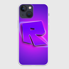 Чехол для iPhone 13 mini с принтом ROBLOX NEON LOGO | РОБЛОКС ,  |  | neon | roblox | игра | компьютерная игра | логотип | неон | онлайн | онлайн игра | роблакс | роблокс