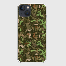 Чехол для iPhone 13 с принтом Лоси в дубовом лесу ,  |  | hunter | hunting | дубовый лес | егерь | звери | капканы | лес | оружие | охота | охота на лося | охотник | ружьё