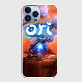 Чехол для iPhone 13 Pro Max с принтом Ori and the Will of the Wisps | Ори и Блуждающие огоньки ,  |  | Тематика изображения на принте: moon studios | ori and the will of the wisps | блуждающий огонек | блуждающий огонь | дух ори | ку | ори и блуждающие огоньки | сеир