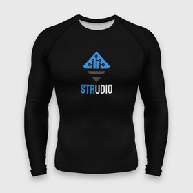 Мужской рашгард 3D с принтом Strudio logo(color) ,  |  | kingdoms life | strudio | игры | пиксели | простота | стратегии
