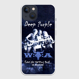 Чехол для iPhone 13 с принтом From The Setting Sun... (In Wacken)   Deep Purple ,  |  | deep purple | альбом | гловер | группа | дееп | деп | ди | дип перпл | диперпл | дипперпл | иэн гиллан | иэн пэйс | лого | логотип | метал | морс | пепл | прогрессивный | психоделический | рок | символ | хард