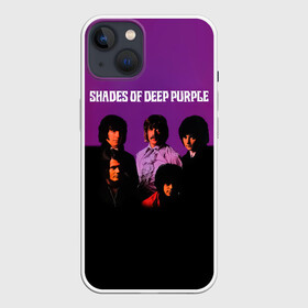 Чехол для iPhone 13 с принтом Shades of Deep Purple ,  |  | deep purple | альбом | гловер | группа | дееп | деп | ди | дип перпл | диперпл | дипперпл | иэн гиллан | иэн пэйс | лого | логотип | метал | морс | пепл | прогрессивный | психоделический | рок | символ | хард