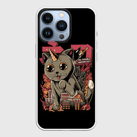 Чехол для iPhone 13 Pro с принтом АНИМЕ КОТ ЕДИНОРОЖЕК ,  |  | anime | cat | city | japan | manga | unicorn | аниме | великан | город | единорог | звери | кот | котик | манга | милый | монстр | пушистый | япония