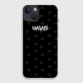 Чехол для iPhone 13 с принтом Wasabi Gothic ,  |  | black | blackletter | core | gothic | japan | lettering | metal | wasabi | white | белое | васаби | готика | готические надписи | леттеринг | леттеринг надписи | модно | роллы | современные | суши | узоры | черное | япония