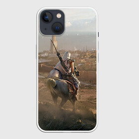 Чехол для iPhone 13 с принтом Байек на коне ,  |  | game | games | origins | асасин | ассасин | ассасин крид | ассассины | игра | игры
