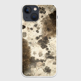 Чехол для iPhone 13 mini с принтом Пятьдесят оттенков серого ,  |  | 50 shades of gray | 50 оттенков серого | blots | dirty | grimy | oily | splashes | stains | брызги | грязнуля | грязные | кляксы | масляные | пятна | тряпка | чумазый