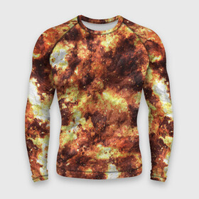 Мужской рашгард 3D с принтом Кожаный камуфляж ,  |  | burns | camouflage | dirty | disguise | leather | stains | грязные | камуфляж | кожа | маскировка | обгорелая | ожоги | пятна | разводы