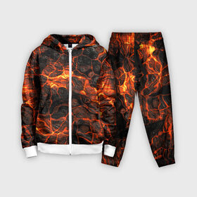 Детский костюм 3D с принтом Горящая лава ,  |  | burning | fire | flowing | lava | plasma | streaks | texture | waves | волны | горящая | лава | огонь | плазма | разводы | текстура | течет