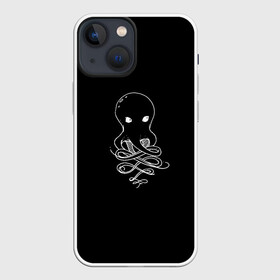 Чехол для iPhone 13 mini с принтом Small Octopus ,  |  | draw | drawing | octopus | карандаш | милашка | море | морские обитатели | октопус | осьминог | осьминожка | рисунок | рисунок карандашом | рыба