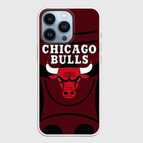 Чехол для iPhone 13 Pro с принтом CHICAGO BULLS | ЧИКАГО БУЛЛС НА ФОНЕ ,  |  | 23 | bulls | chicago bulls | jordan | logo | michael jordan | nba | paris saint germain | psg | red | sport | быки | джордан | лого | майкл джордан | псж | спорт | чикаго буллс