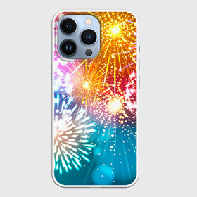 Чехол для iPhone 13 Pro с принтом Атмосфера праздника, яркий салют ,  |  | birthday | fire | happy birthday | happy new year | neon | new year | shine | star | surprise | блеск | день рождения | звезды | искры | искрящийся | красочный | неоновые огни | новый год | огонь | огоньки | петарда | подарок | праздник