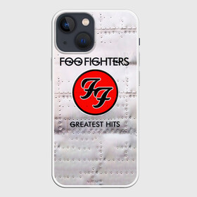 Чехол для iPhone 13 mini с принтом Greatest Hits   Foo Fighters ,  |  | ff | foo fighters | альбом | альтернативный | группа | дэйв грол | крис шифлетт | метал | металлический | музыка | надпист | нэйт мендел | постгранж | пэт смир | рок | стальной | тейлор хокинс | фу файтерс | фф