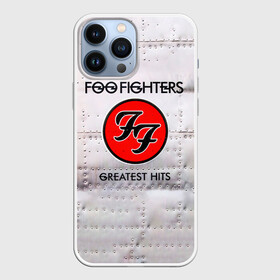 Чехол для iPhone 13 Pro Max с принтом Greatest Hits   Foo Fighters ,  |  | ff | foo fighters | альбом | альтернативный | группа | дэйв грол | крис шифлетт | метал | металлический | музыка | надпист | нэйт мендел | постгранж | пэт смир | рок | стальной | тейлор хокинс | фу файтерс | фф