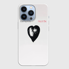 Чехол для iPhone 13 Pro с принтом One by One   Foo Fighters ,  |  | ff | foo fighters | альтернативный | группа | дэйв грол | крис шифлетт | метал | музыка | надпись | нэйт мендел | постгранж | пэт смир | рок | тейлор хокинс | фу файтерс | фф | хард | хардрок | черное сердце