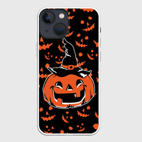 Чехол для iPhone 13 mini с принтом ТЫКВА ,  |  | america | halloween | usa | америка | тыква | тыква улыбается | тьма | ужас | хелловин | хеллоуин | хэллоуин