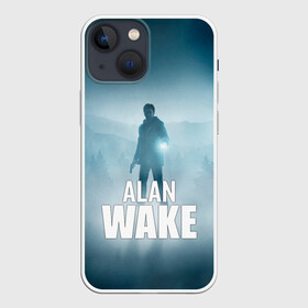 Чехол для iPhone 13 mini с принтом Alan Wake Video Game Art ,  |  | action | adventure | alan | entertainment | game | horror | remedy | survival | videogame | wake | алан | брайт | игра | лес | ночь | триллер | уэйк | фоллс | фонарик | хоррор | экшн