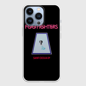 Чехол для iPhone 13 Pro с принтом Saint Cecilia   Foo Fighters ,  |  | ff | foo fighters | альтернативный | группа | дэйв грол | крис шифлетт | метал | музыка | надпись | нэйт мендел | постгранж | пэт смир | рок | тейлор хокинс | фу файтерс | фф | хард | хардрок
