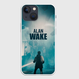 Чехол для iPhone 13 mini с принтом Алан Уэйк арт ,  |  | action | adventure | alan | entertainment | game | horror | remedy | survival | wake | алан | брайт | игра | лес | ночь | триллер | уэйк | фоллс | фонарик | хоррор | экшн