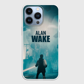 Чехол для iPhone 13 Pro с принтом Алан Уэйк арт ,  |  | action | adventure | alan | entertainment | game | horror | remedy | survival | wake | алан | брайт | игра | лес | ночь | триллер | уэйк | фоллс | фонарик | хоррор | экшн