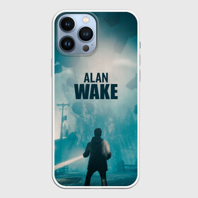 Чехол для iPhone 13 Pro Max с принтом Алан Уэйк арт ,  |  | action | adventure | alan | entertainment | game | horror | remedy | survival | wake | алан | брайт | игра | лес | ночь | триллер | уэйк | фоллс | фонарик | хоррор | экшн