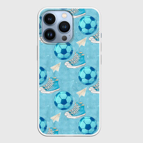 Чехол для iPhone 13 Pro с принтом Юный футболист ,  |  | мальчик | мяч | футбол | футболист | футбольный мяч | школьник